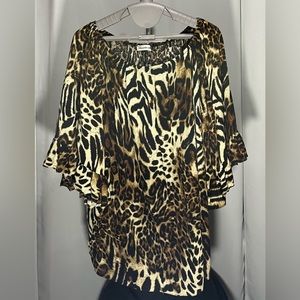 Women’s Animal Print Dressy Blouse